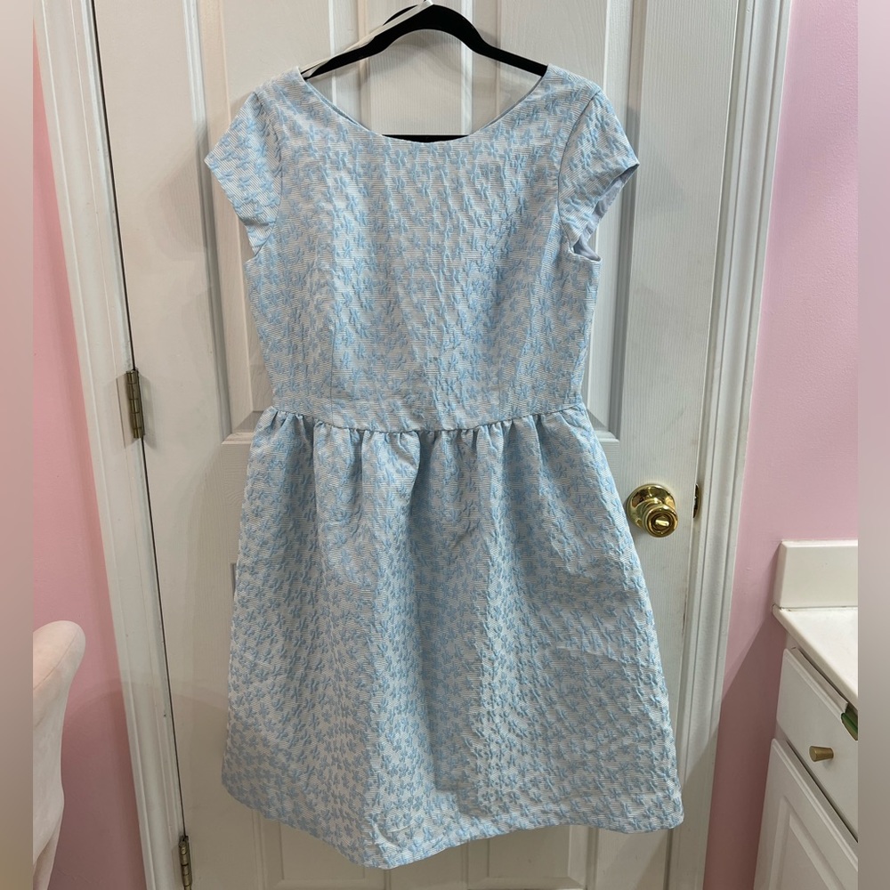 Blue Floral Vintage style dress